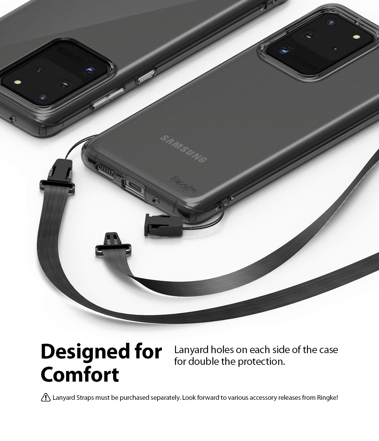 Ringke Air Galaxy S20 Ultra cover nero fumo TPU sottile