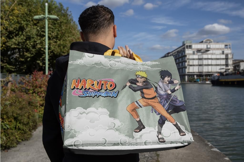 Konix Naruto Shippuden Borsa Spesa 40x45x20 cm Riciclata Bianca