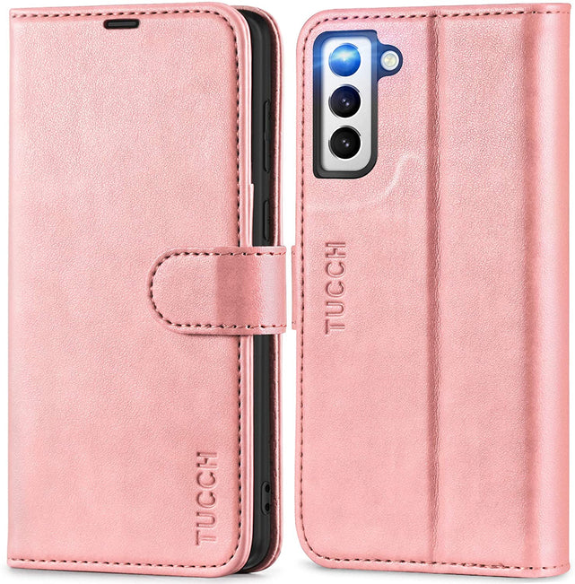 Redpepper Galaxy S21 Plus Custodia Portafoglio Pelle Nero Antiurto
