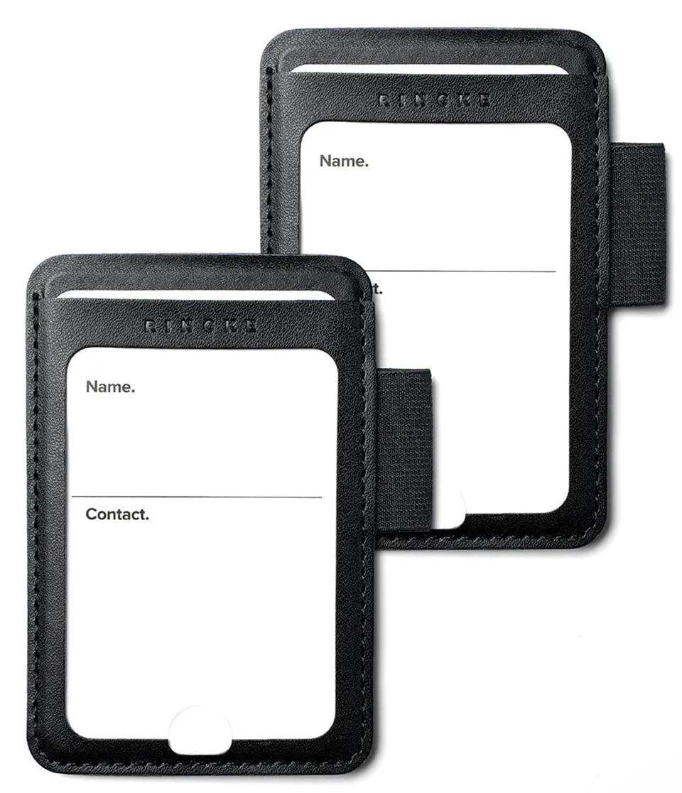 Ringke Pen Accessories Portapenne Adesivo L Ecopelle Black