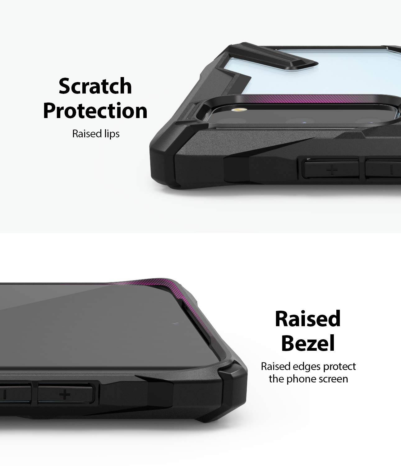 Ringke Fusion-X Custodia Galaxy S20 6.2 Nera Antiurto TPU