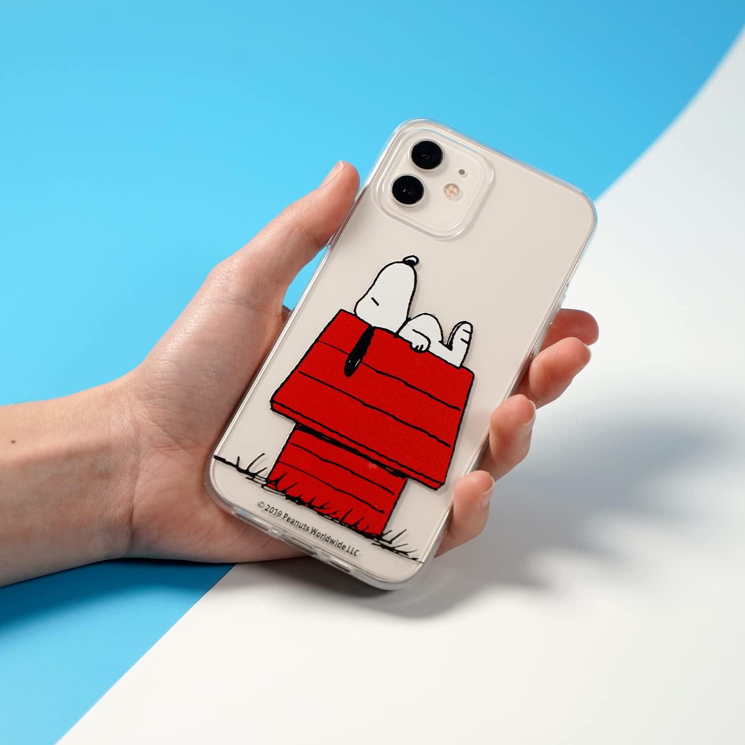 Licenze Ufficiali Snoopy Casa cover Moto G14 trasparente