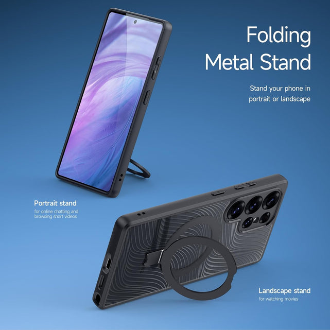 Redpepper Galaxy S25 Ultra Cover Magnetica Nera Antishock