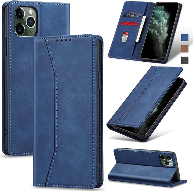 Redpepper OnePlus Cases OnePlus 11 Cover Pelle Nera Portafoglio