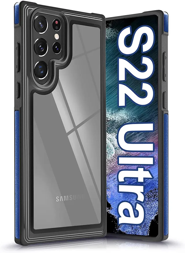 Redpepper Galaxy Cases S22 Ultra cover trasparente alluminio