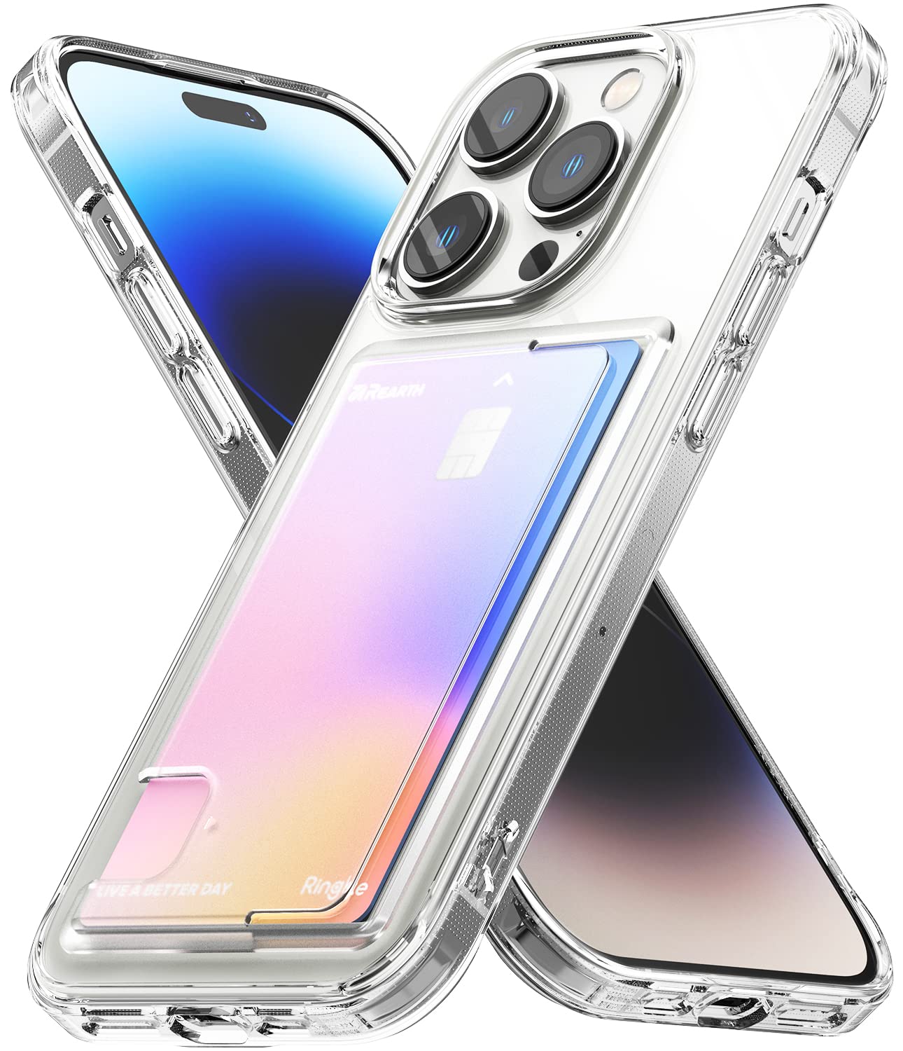 Ringke Fusion Card Cover iPhone 14 Pro Max Clear Carte