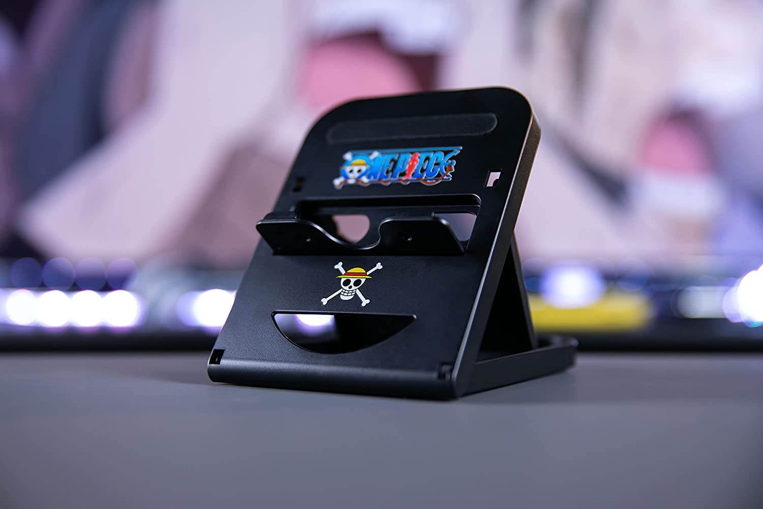 Konix One Piece supporto Switch OLED Lite tablet nero pieghevole