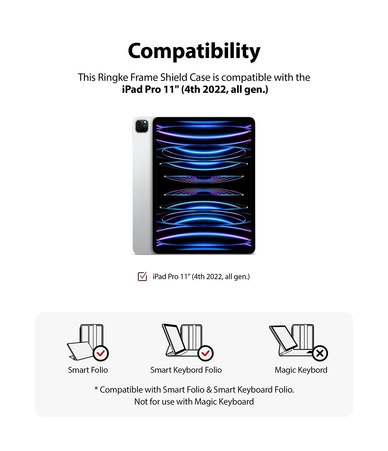 Ringke Full Frame Shield Cover iPad Pro 11 2021 Nero