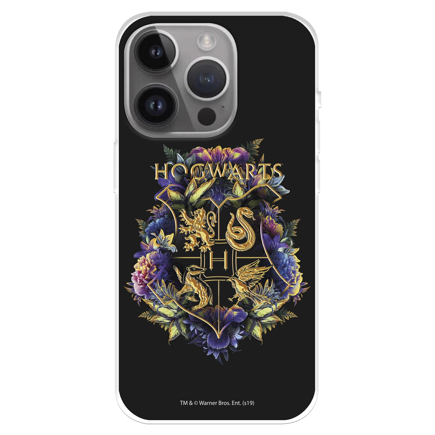 Licenze Ufficiali Hogwarts cover iPhone 15 Pro Max trasparente