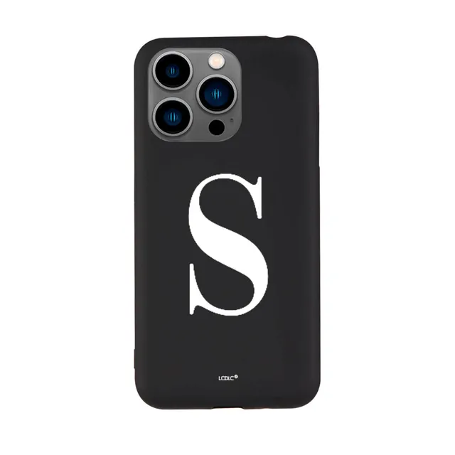 La Casa de las Carcasas Personalizzate Cover iPhone 15 Pro Nero Iniziale