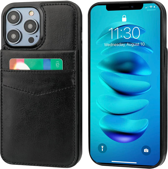 Redpepper Apple Cases 14 Pro Wallet Pelle 5 Carte Stand