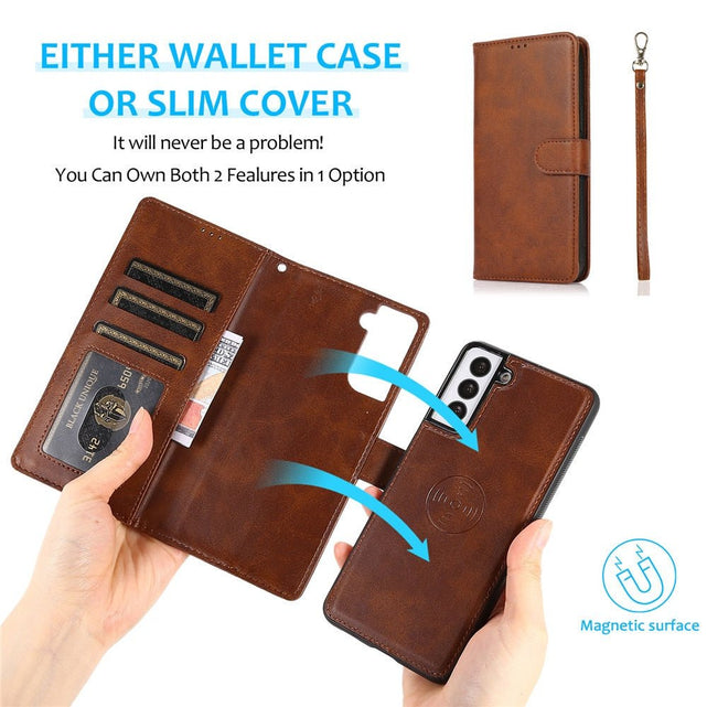 Redpepper Galaxy Note 20 Ultra Cover Pelle Blu Portafoglio