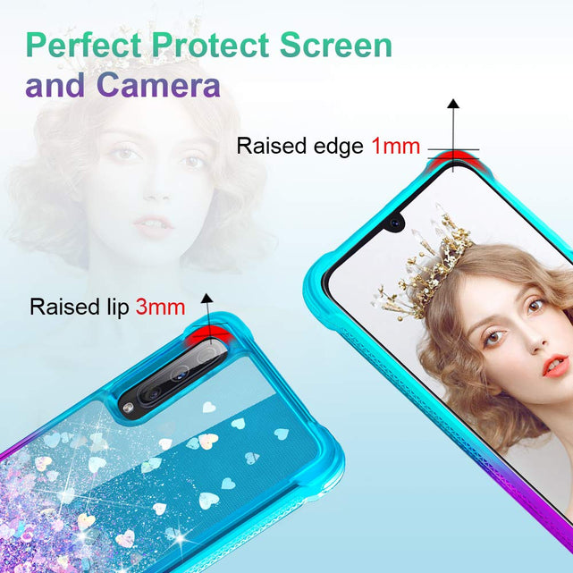 Redpepper Galaxy Cases Note 10 Plus cover rosa glitter strass