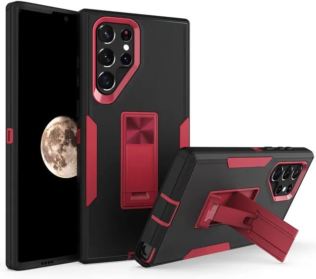 Redpepper Galaxy Cases S22 Ultra cover antiurto con stand anello