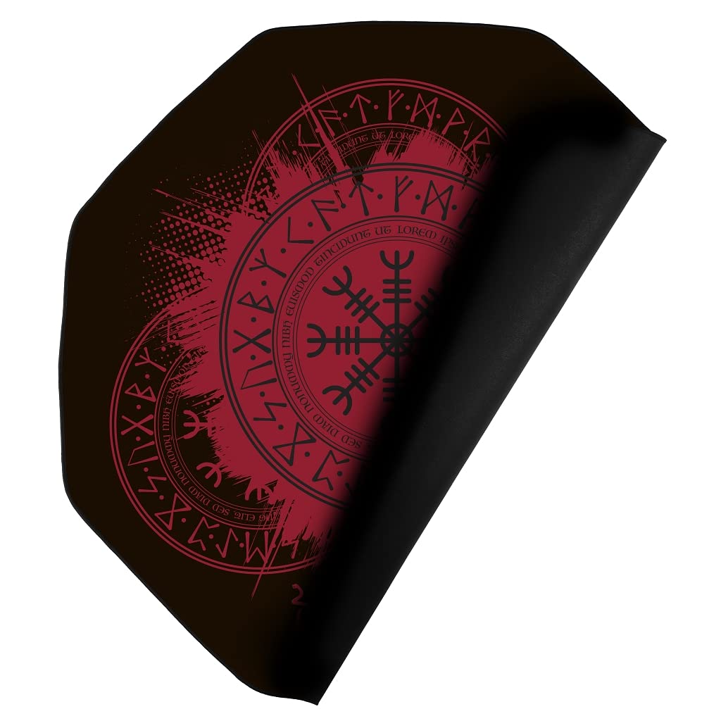 Konix Drakkar Kattegat Tappetino Sedia 98x98 Nero Vichingo