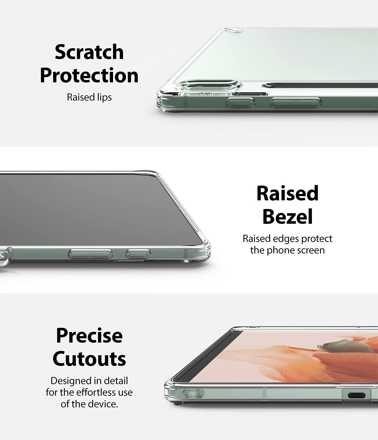 Ringke Fusion Tab S7 FE cover tablet trasparente Clear
