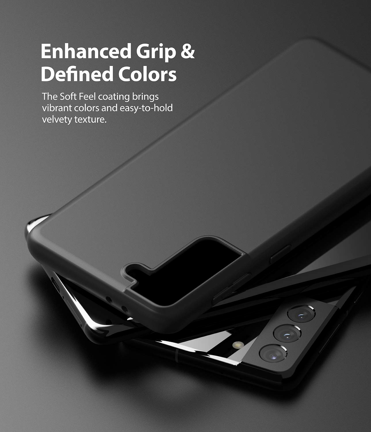 Ringke Air S Galaxy S21 Plus cover nera TPU sottile
