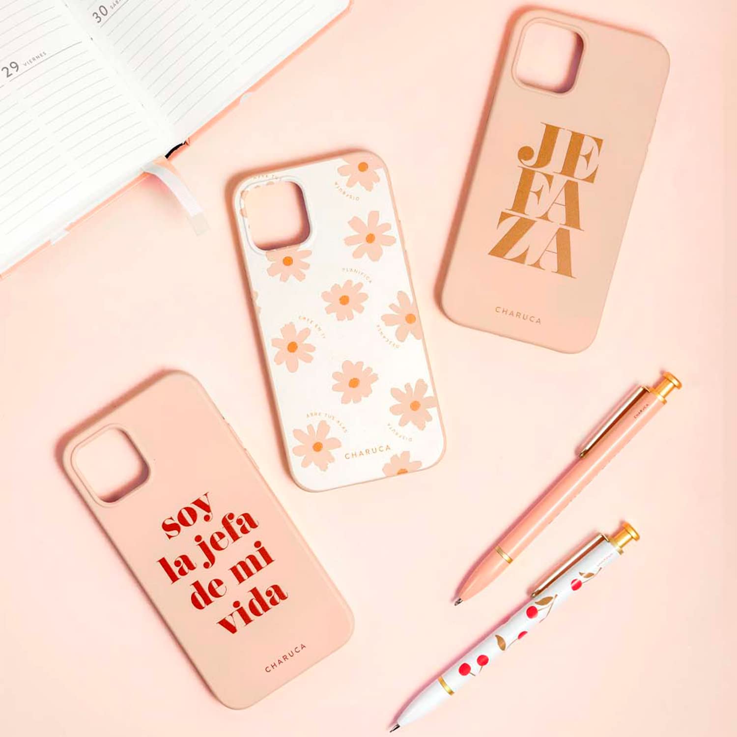 La Casa de las Carcasas Charuca Redmi Note 10 Pro cover rosa silicone