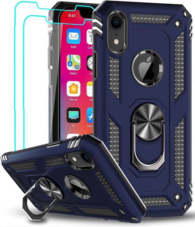 Redpepper iPhone XR Cover Rossa Anello Antiurto 6.1"