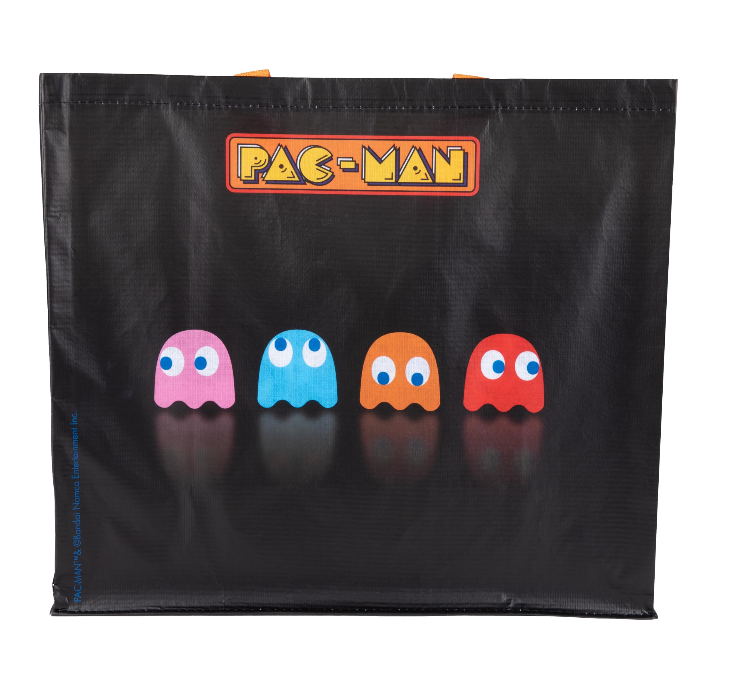 Konix Pac-Man Borsa Spesa Riciclata Nero 40x45x20cm