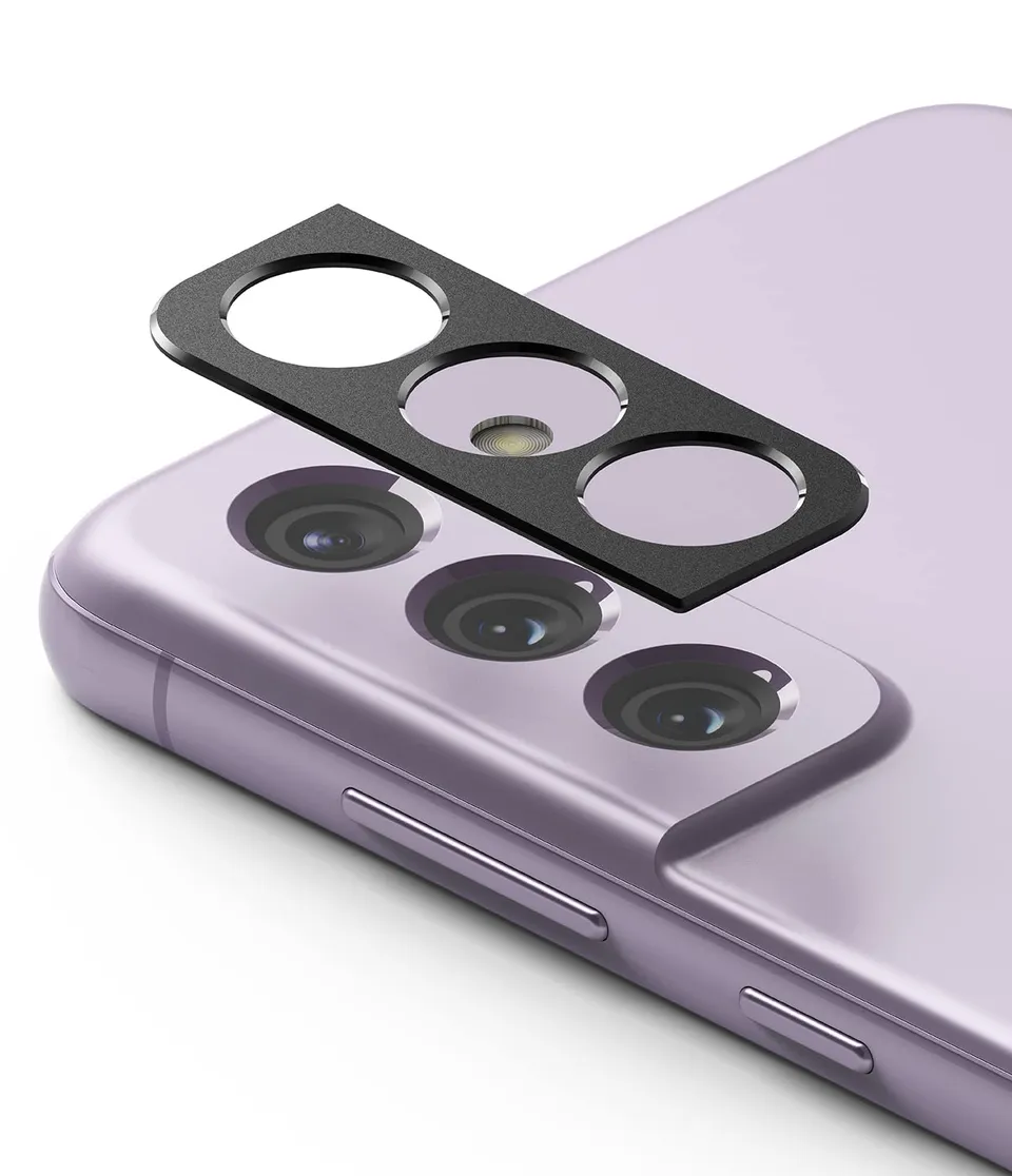 Ringke Camera Styling protezione fotocamera Galaxy S21 FE 5G nero alluminio