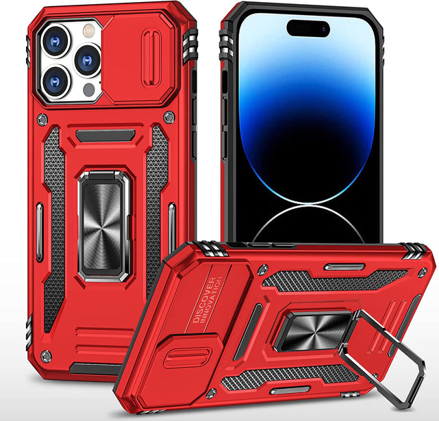 Redpepper Apple Cases iPhone 14 Pro custodia camera cover nera