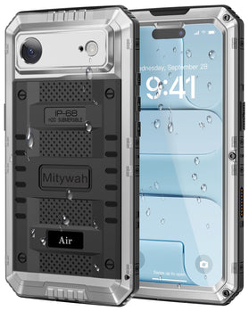 Redpepper iPhone 17 Cover Antiurto Militare Angoli Rinforzati Nero