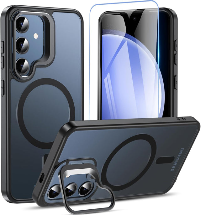 Redpepper S25 Cover Nera Magnetica con Supporto