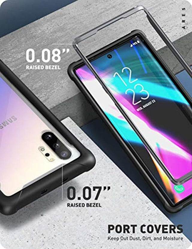 i-Blason Ares Galaxy Note 10 Plus custodia nera trasparente