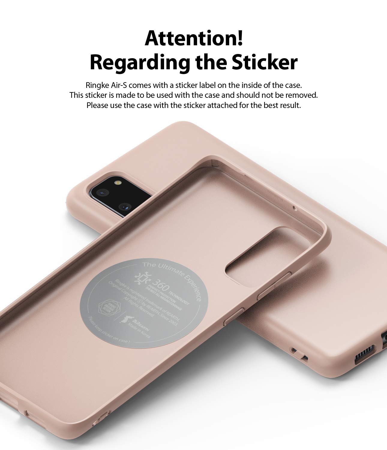 Ringke Air-S cover Galaxy S20 sottile pink sand TPU