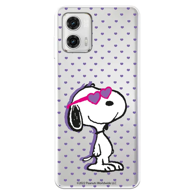 La Casa de las Carcasas Licenze Ufficiali custodia Moto G73 5G Snoopy Cuori