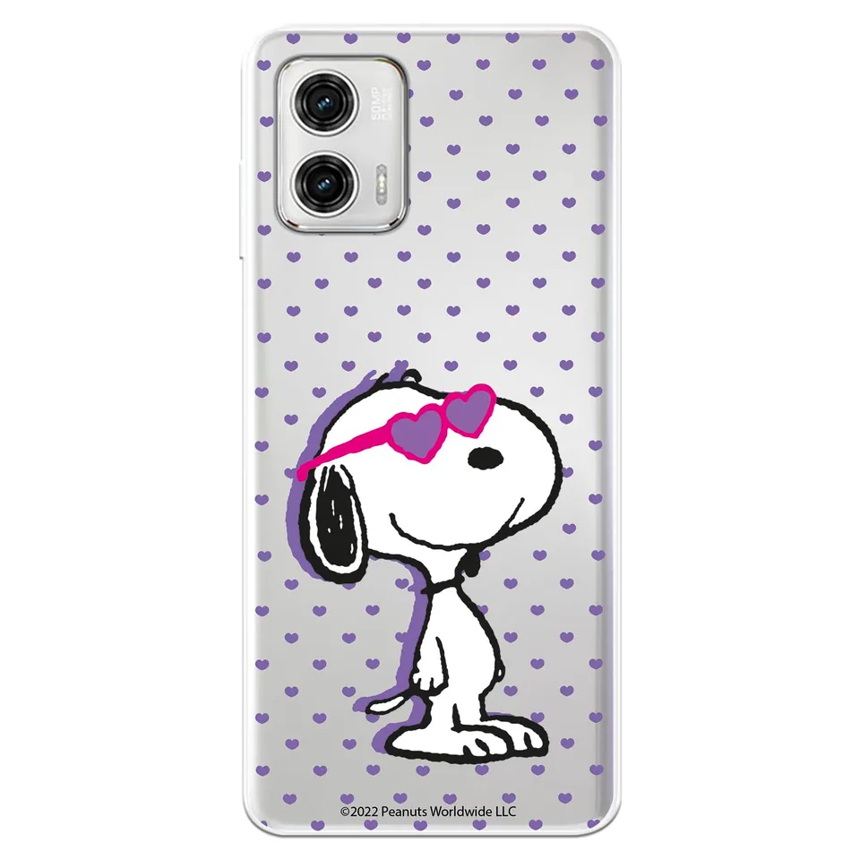 La Casa de las Carcasas Licenze Ufficiali custodia Moto G73 5G Snoopy Cuori