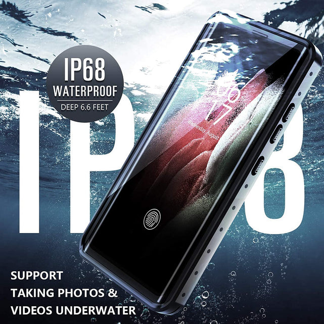Redpepper Galaxy S21 Ultra Custodia Impermeabile IP68 Nera