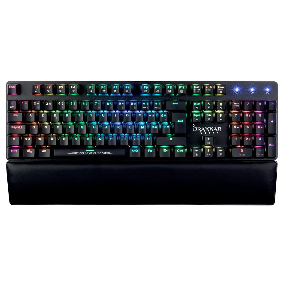 Konix Drakkar Helheim Elite Tastiera Gaming Meccanica AZERTY RGB