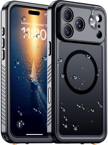 Redpepper Apple Cases iPhone 18 Pro cover impermeabile IP68 nera