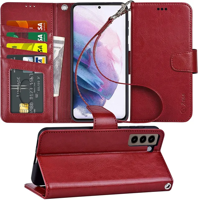 Redpepper Galaxy S21 Plus Custodia Portafoglio Pelle Stand