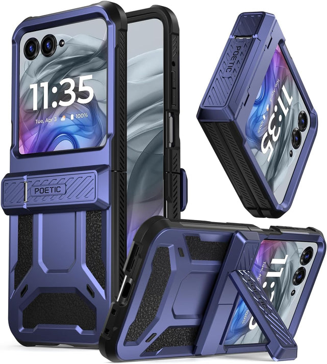 Redpepper Razr Plus 2024 cover rugged rossa con stand