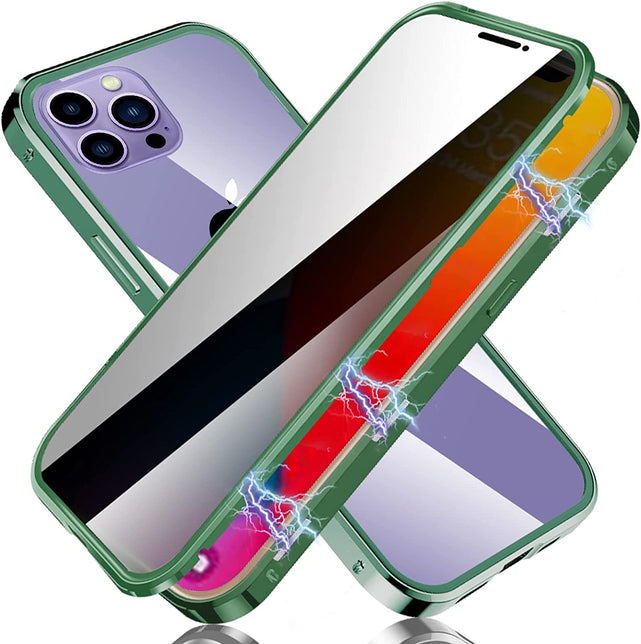 Redpepper iPhone 14 Pro custodia magnetica privacy vetro