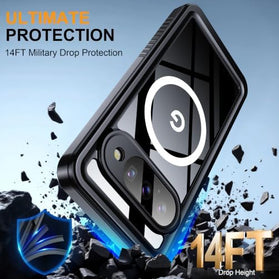 Redpepper Pixel 11 Cover Opaca Magnetica con Vetro TPU