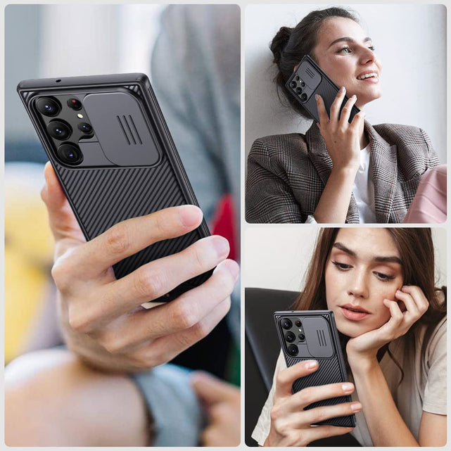 Redpepper Galaxy Cases cover Galaxy S23 Ultra 6.8 nero copri camera
