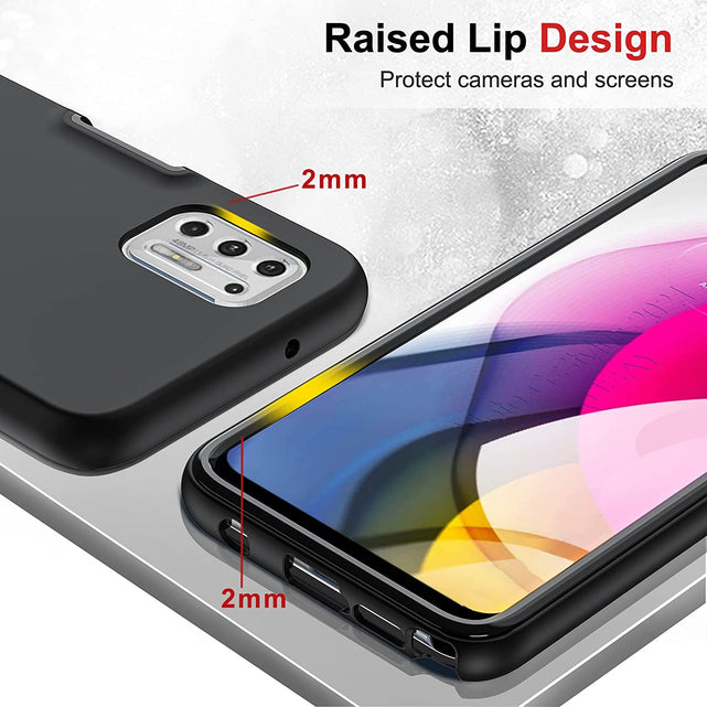Redpepper Moto G Stylus 2021 Cover Nera Silicone Antigraffio