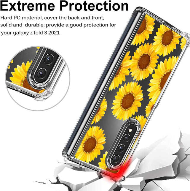 Redpepper Galaxy Z Fold 4 cover trasparente girasole