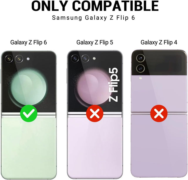 Redpepper Galaxy Z Flip 6 Cover Leopardo Rosa Slim