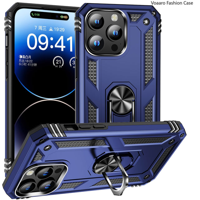 Redpepper Apple Cases iPhone 15 cover magnetica con anello nero
