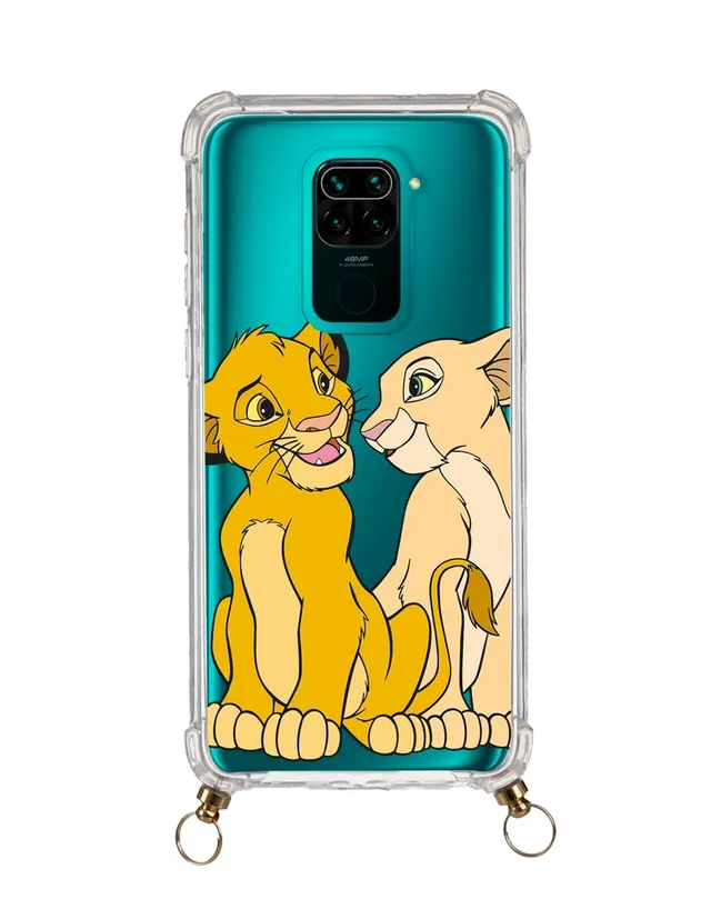 La Casa de las Carcasas Licenze Ufficiali Redmi Note 9 cover Simba Nala trasparente