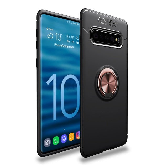 Redpepper Galaxy S10 Plus cover opaca con anello supporto