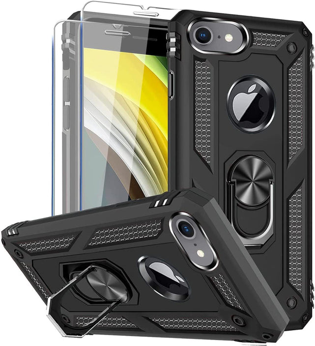 Redpepper iPhone 7/8 cover anello stand 360° militare
