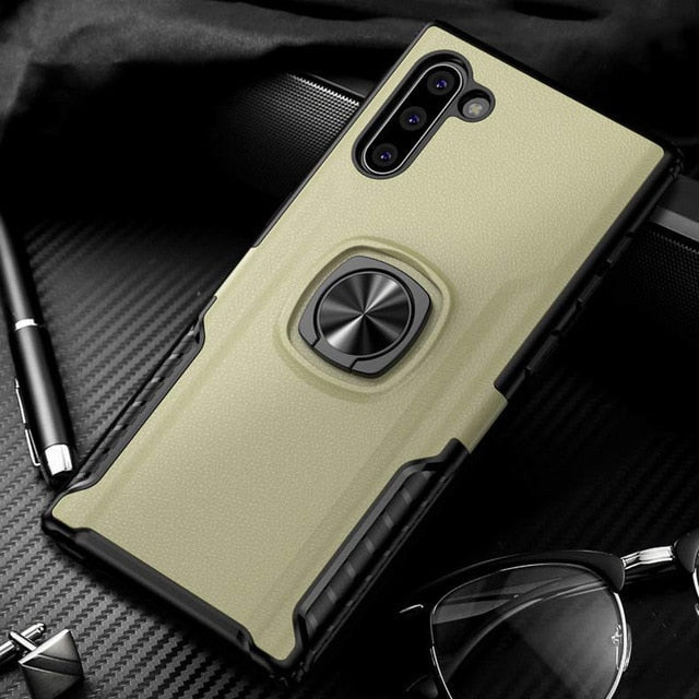 Redpepper Galaxy Note 10 Plus Cover Anello Nero Magnetica