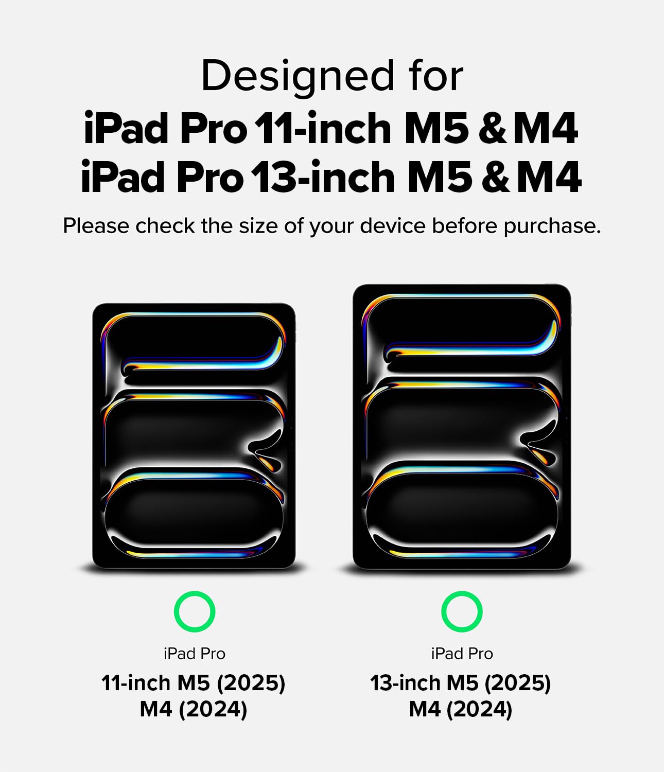 Ringke Camera Tempered Glass vetrino iPad Pro 11/13 M4 2 pezzi 9H