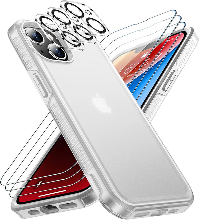 Redpepper Apple Cases iPhone 14 Plus 6.7 cover nera con pellicole